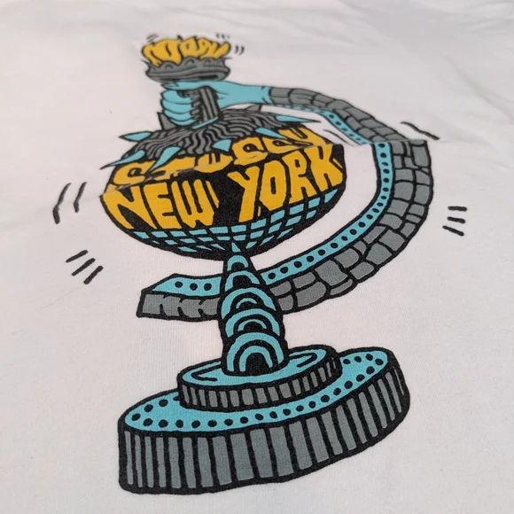 Vintage Stussy New York T Shirt mens S - Picture 3 of 7